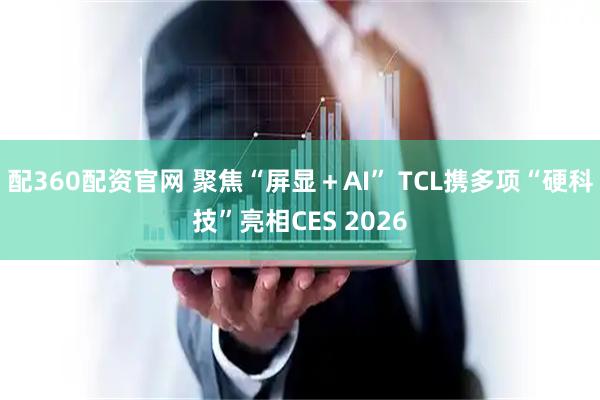 配360配资官网 聚焦“屏显＋AI” TCL携多项“硬科技”亮相CES 2026