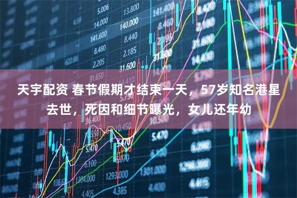 天宇配资 春节假期才结束一天，57岁知名港星去世，死因和细节曝光，女儿还年幼